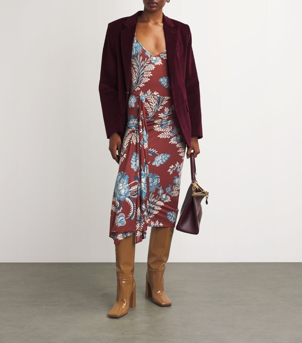 Etro Etro Floral Print Midi Dress