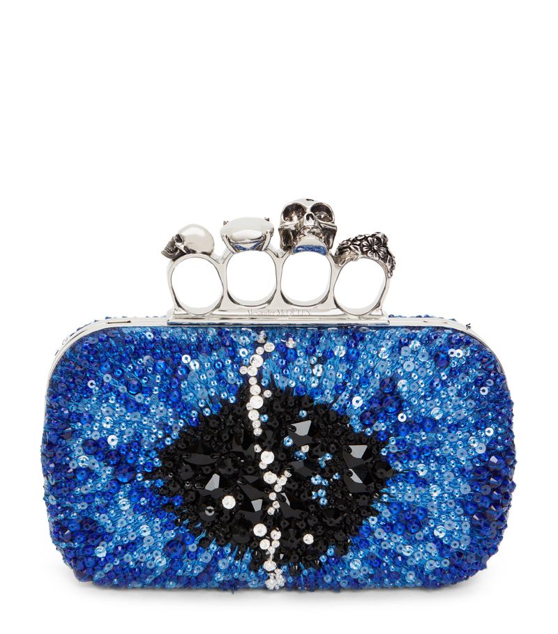 Alexander McQueen Alexander McQueen Small Four-Ring Clutch Bag