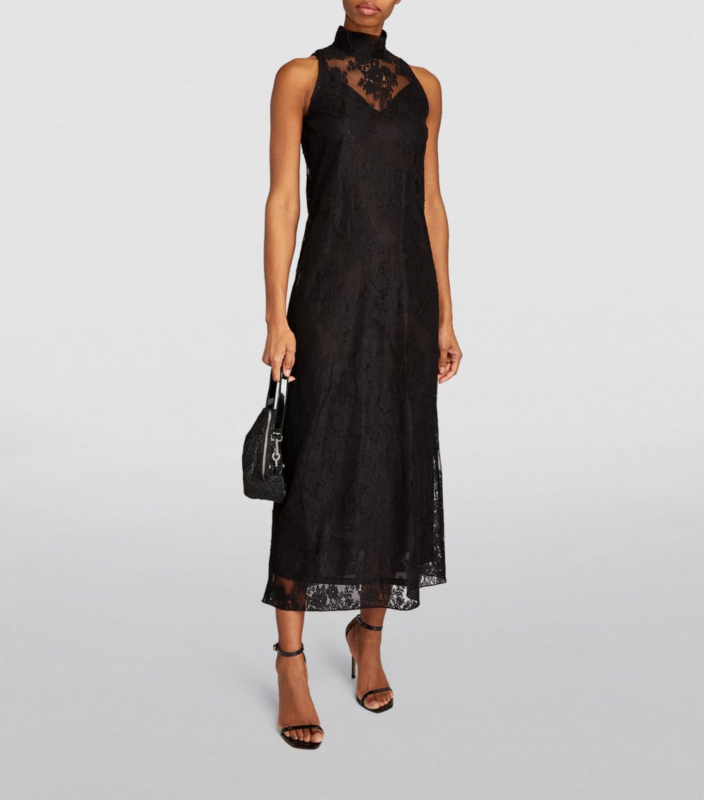 Max & Co. Max & Co. Lace-Detail Jersey Maxi Dress