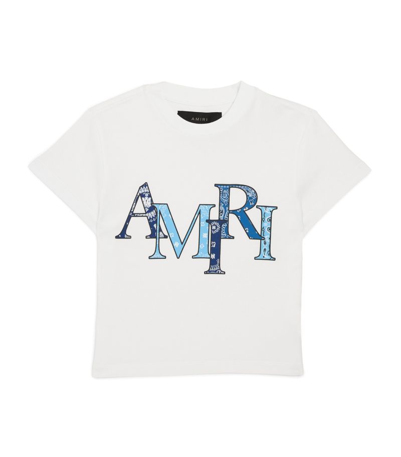 Amiri Kids Amiri Kids Staggered Logo T-Shirt (4-12 Years)