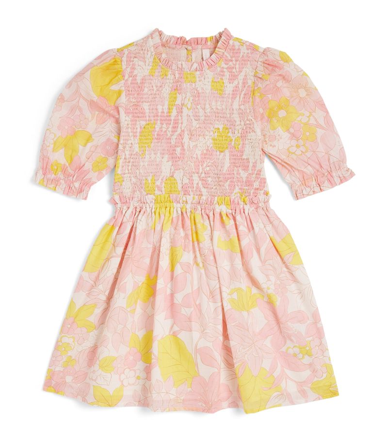 Zimmermann Kids Zimmermann Kids Puff-Sleeve Floral Dress (1-10 Years)