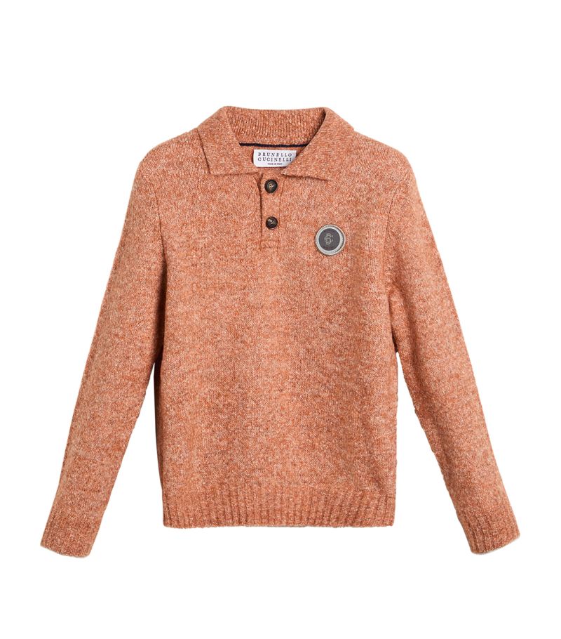 Brunello Cucinelli Kids Brunello Cucinelli Kids Logo-Patch Polo Shirt