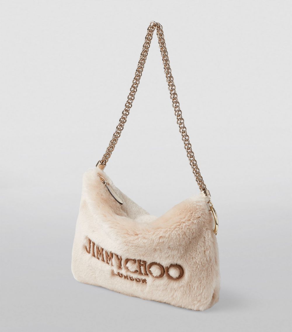 Jimmy Choo Jimmy Choo Shearling Callie Shoulder Bag