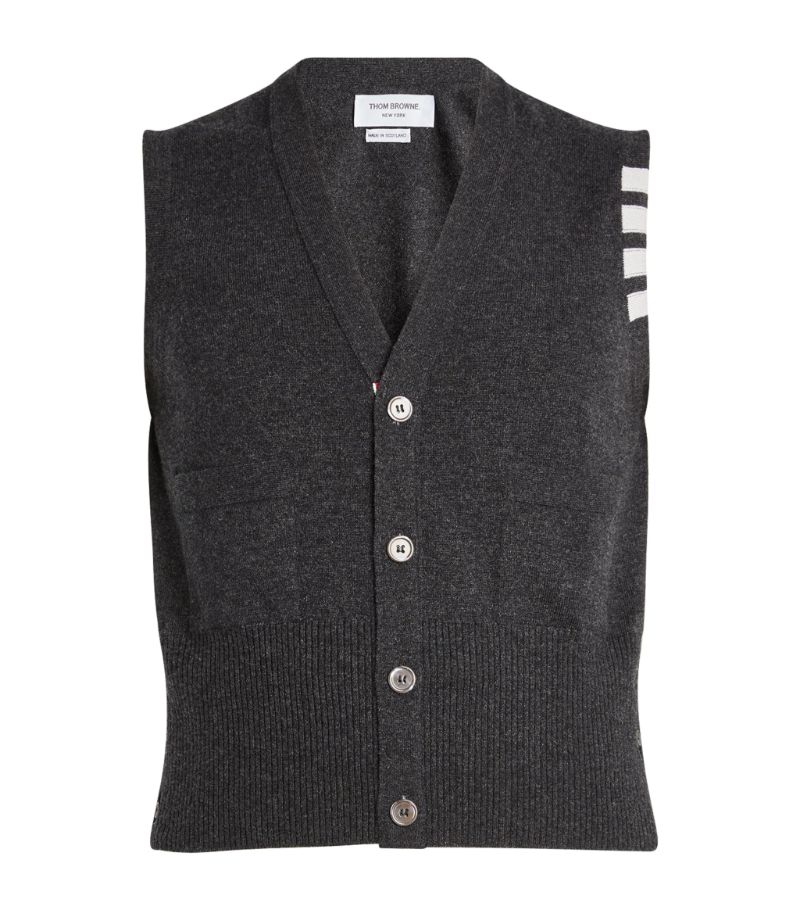 Thom Browne Thom Browne Cashmere Cardigan Vest