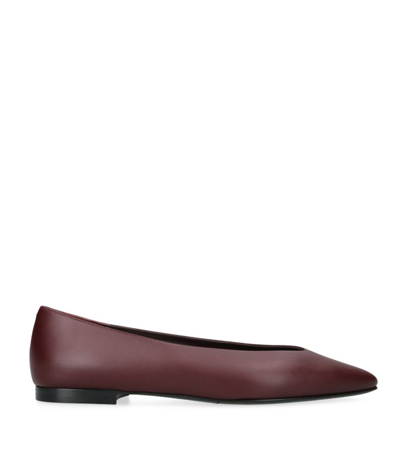  Co Leather Co-Pointed Ballet Flats