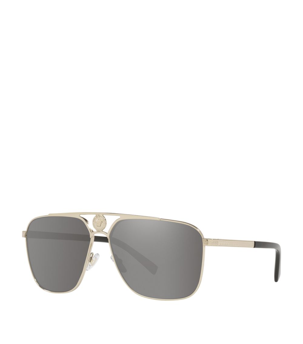 Versace Versace Medusa Pilot Sunglasses