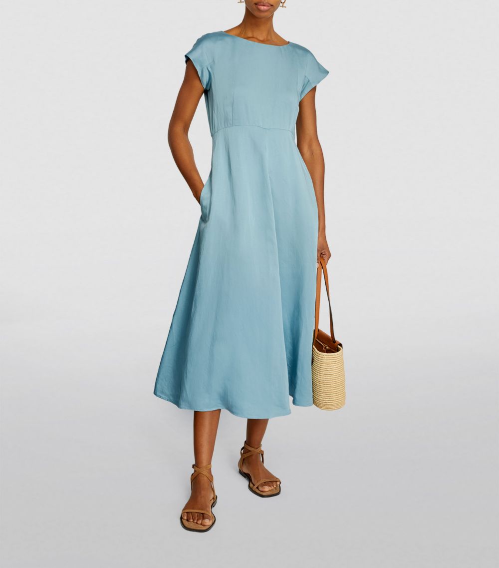 Weekend Max Mara Weekend Max Mara Viscose-Linen Midi Dress