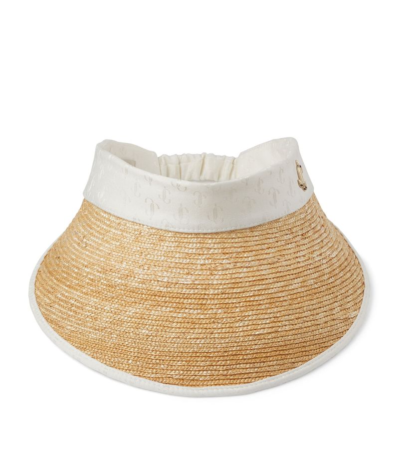 Jimmy Choo Jimmy Choo Raffia Ondine Visor