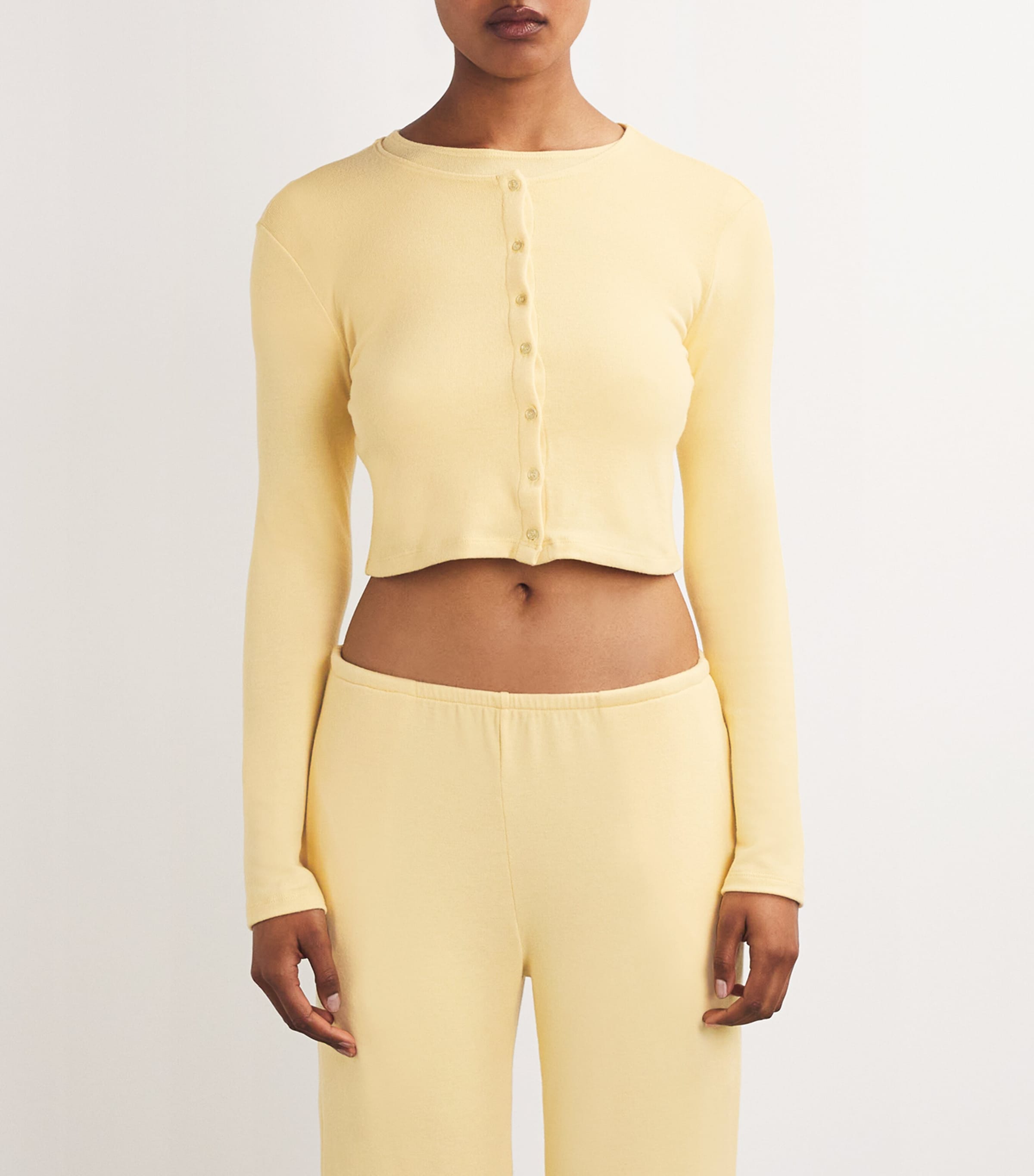 Leset Leset Cropped Lauren Cardigan