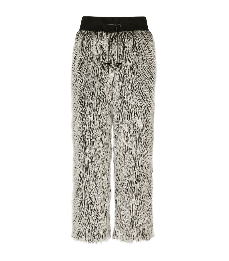 Dolce & Gabbana Dolce & Gabbana Faux Fur Sweatpants