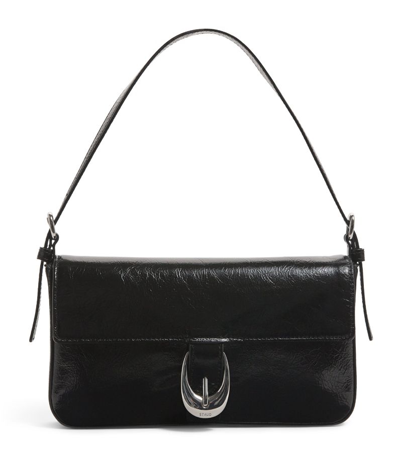 Staud Staud Patent Leather Harlow Shoulder Bag