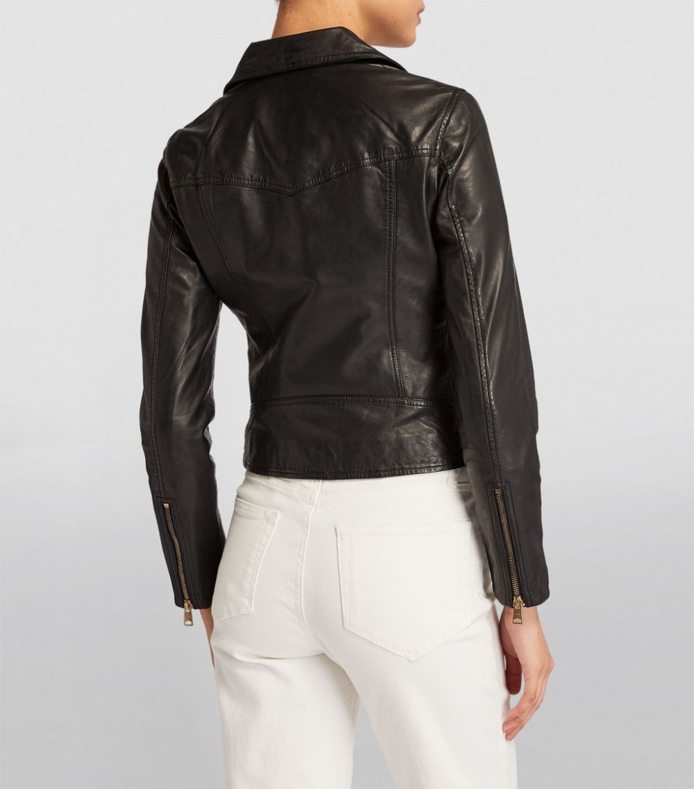 Allsaints AllSaints Leather Vela Biker Jacket