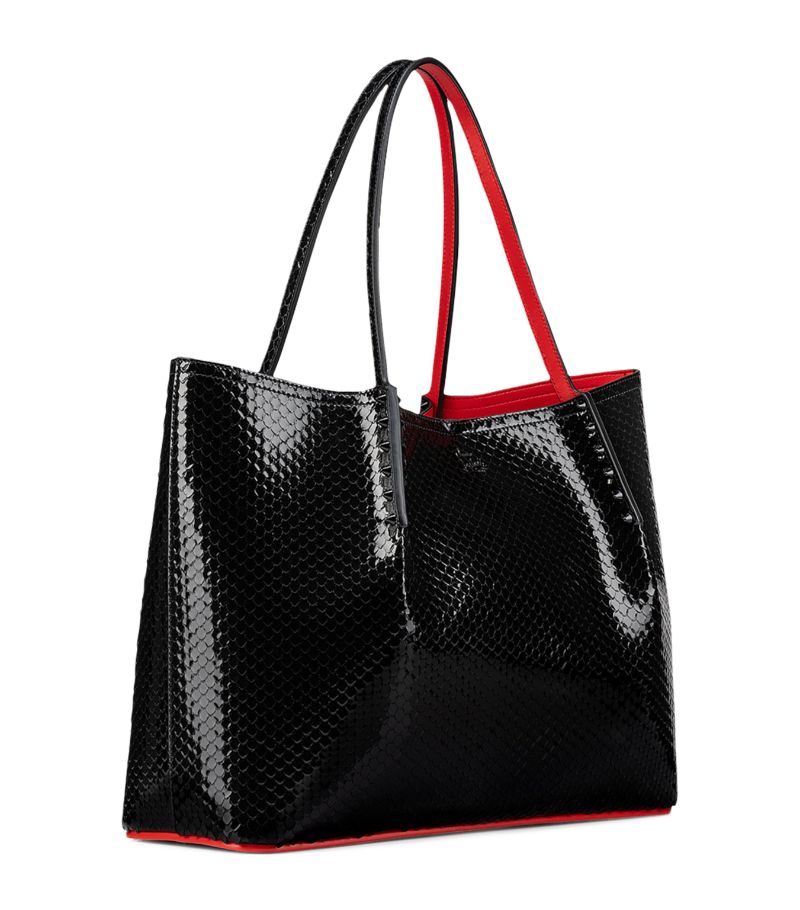 Christian Louboutin Christian Louboutin Cabarock Large Patent Leather Tote Bag