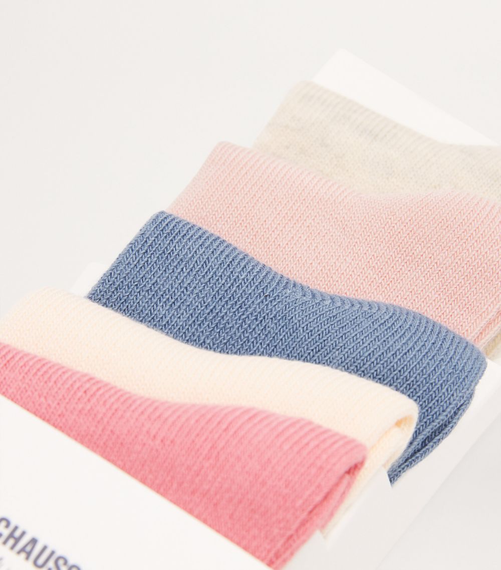  Petit Bateau Cotton-Blend Socks (Pack Of 5)