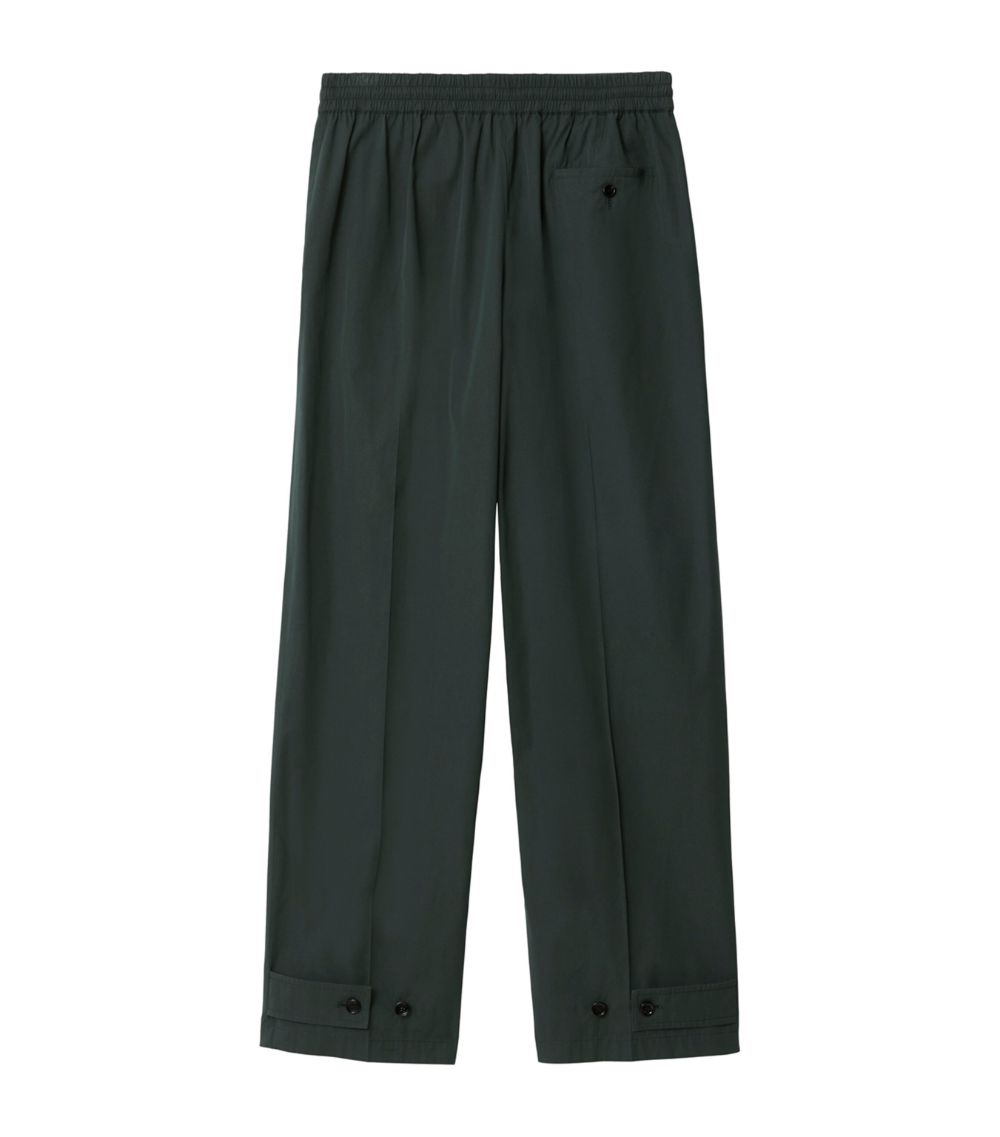 Burberry Burberry Cotton-Blend Tailored Trousers