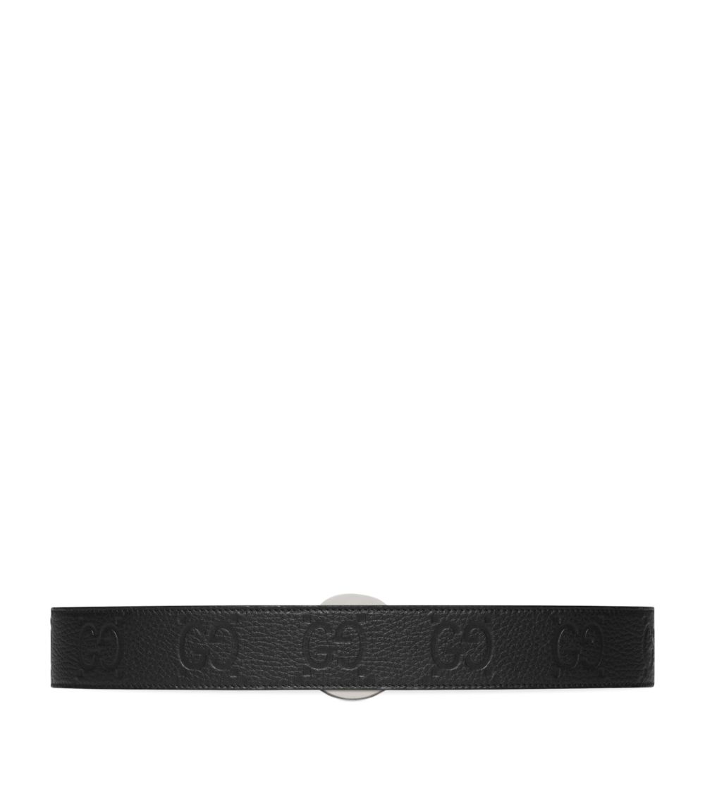 Gucci Gucci Leather Interlocking G Belt