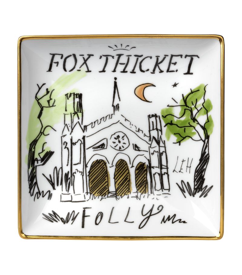 Ginori Ginori 1735 Fox Thicket Folly Square Plate (14Cm)