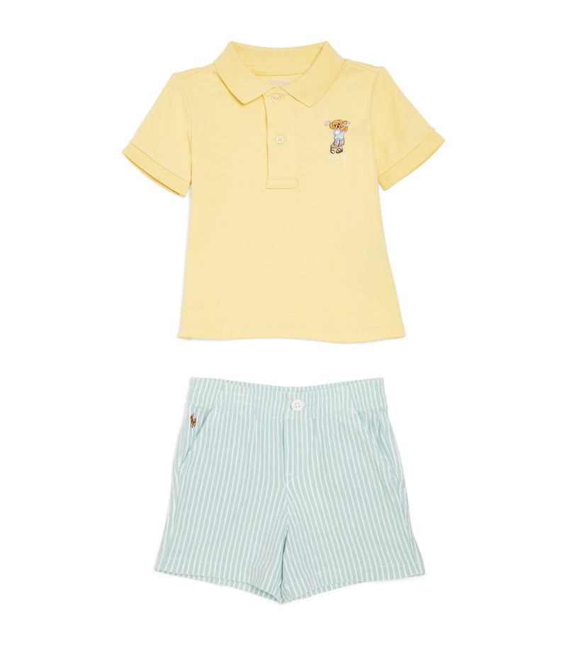 Ralph Lauren Kids Ralph Lauren Kids Polo Bear Golf 2-Piece Set (6-24 Months)