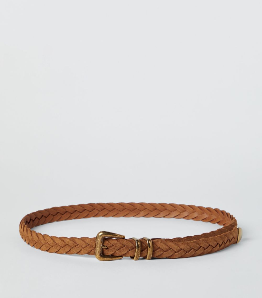 Brunello Cucinelli Brunello Cucinelli Suede Braided Belt