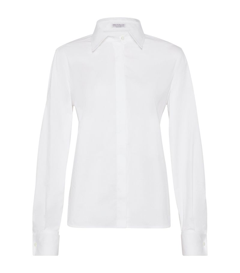 Brunello Cucinelli Brunello Cucinelli Monili-Trim Shirt