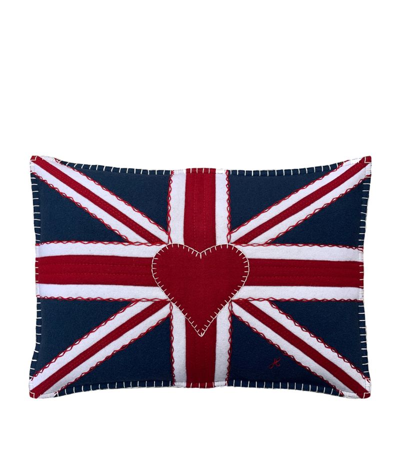 Jan Constantine Jan Constantine Wool Union Jack Cushion (26cm x 36cm)