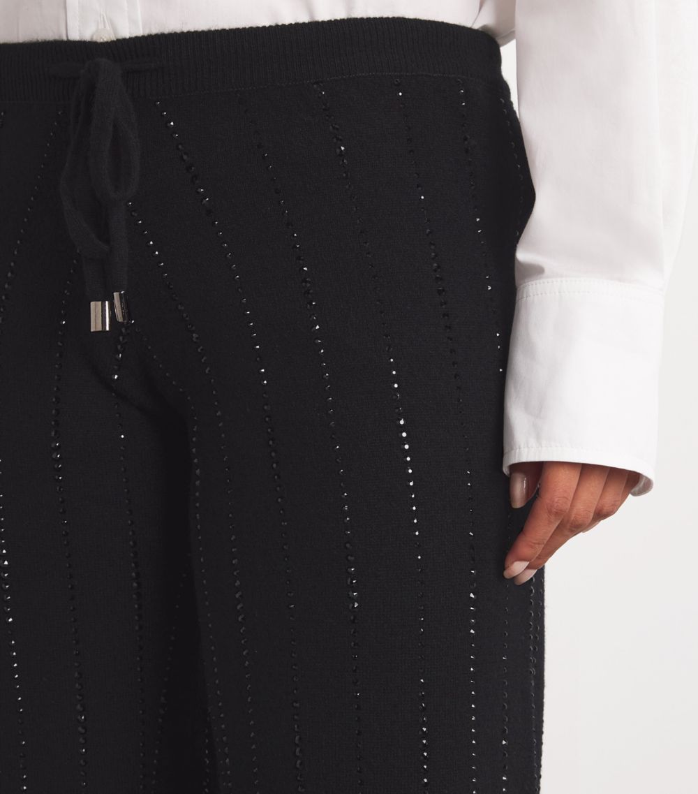 William Sharp William Sharp Cashmere Crystal-Embellished Sweatpants