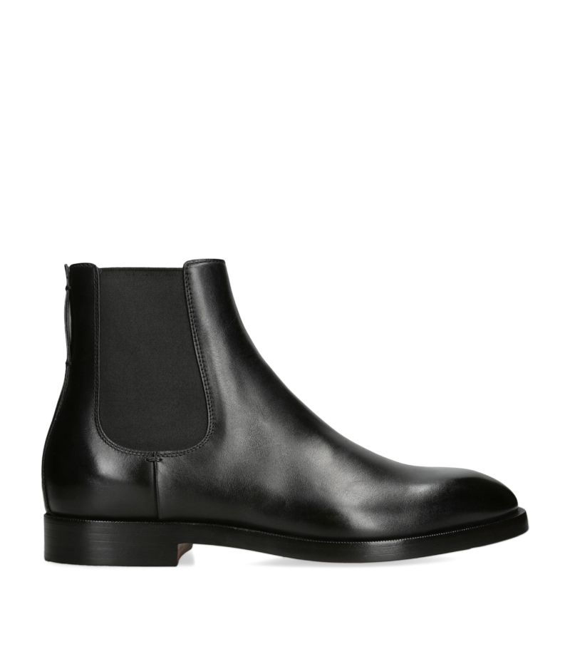 zegna Zegna Leather Torino Chelsea Boots