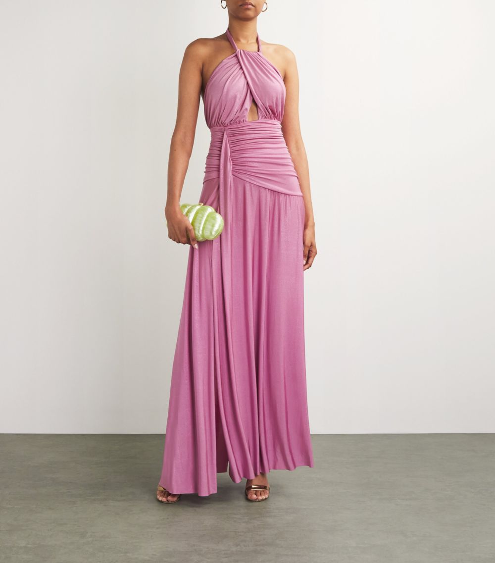 Patbo Patbo Halterneck Maxi Dress