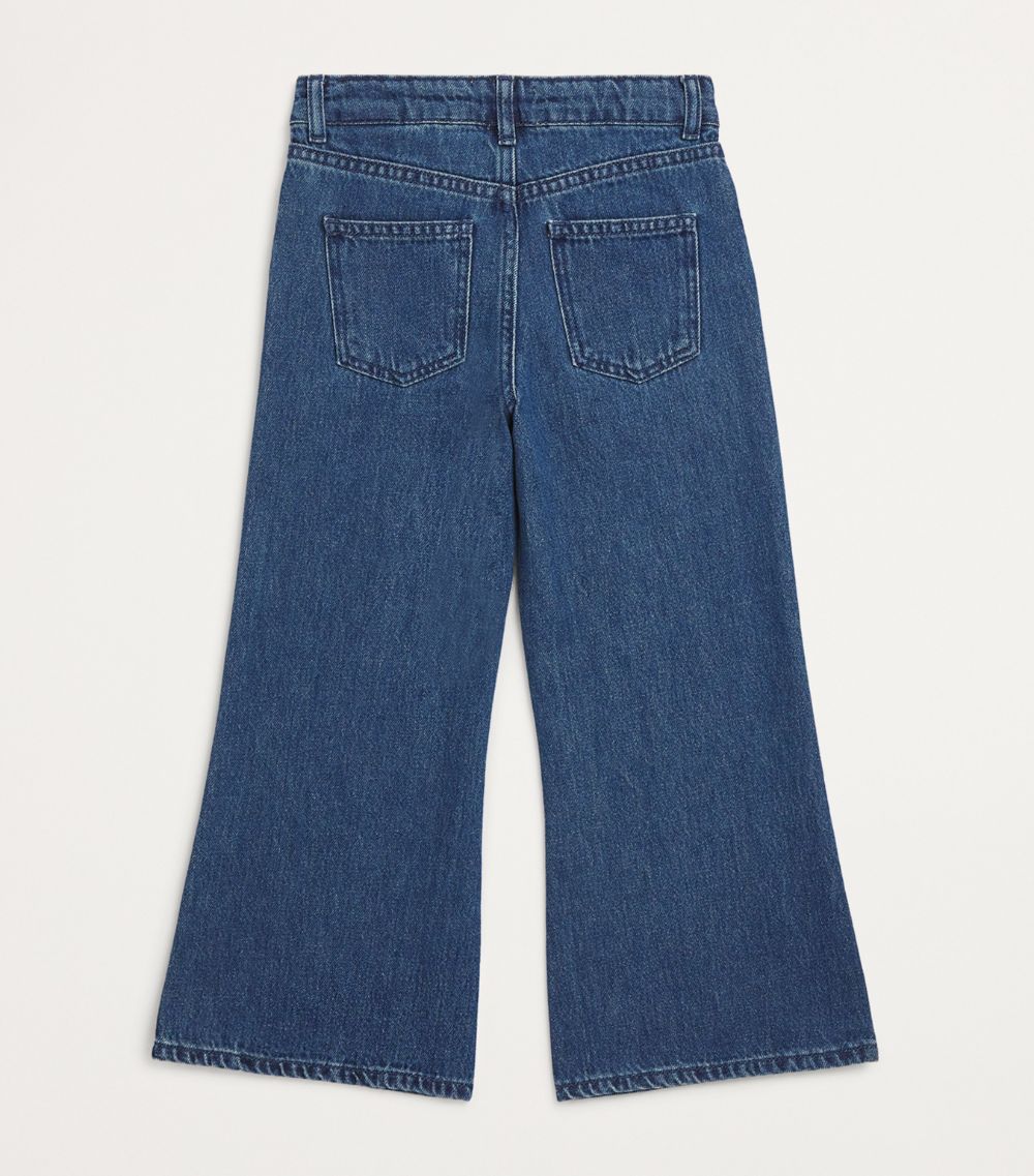 Off-White Kids Off-White Kids Glitter Logo Wide-Leg Jeans (4-12 Years)