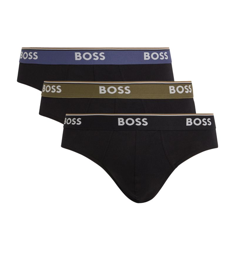 BOSS Boss Stretch-Cotton Power Briefs (Set Of 3)