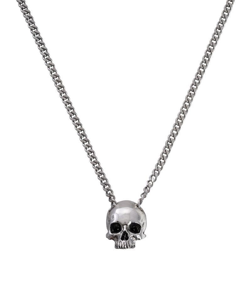 Buster + Punch Buster + Punch x Travis Barker Silver-Plated Skull Necklace