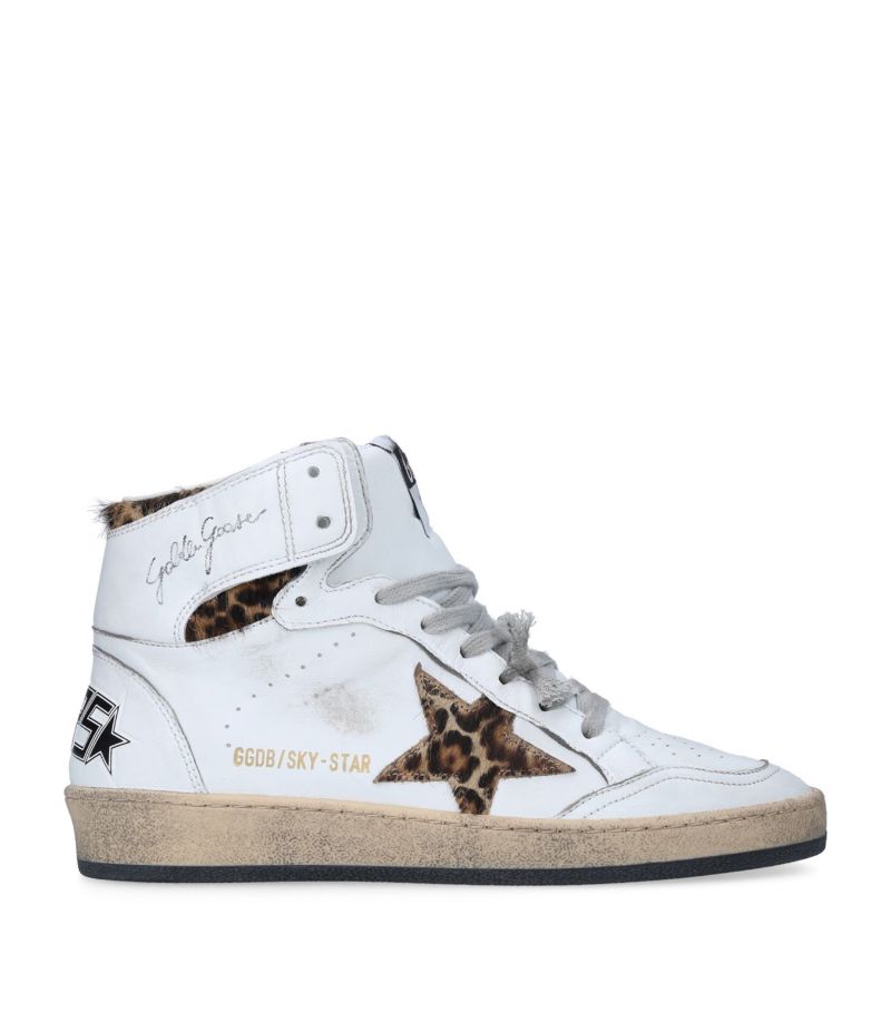 Golden Goose Golden Goose Leather Sky Star Sneakers