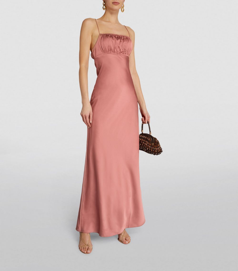 Paige Paige Satin Miren Maxi Dress