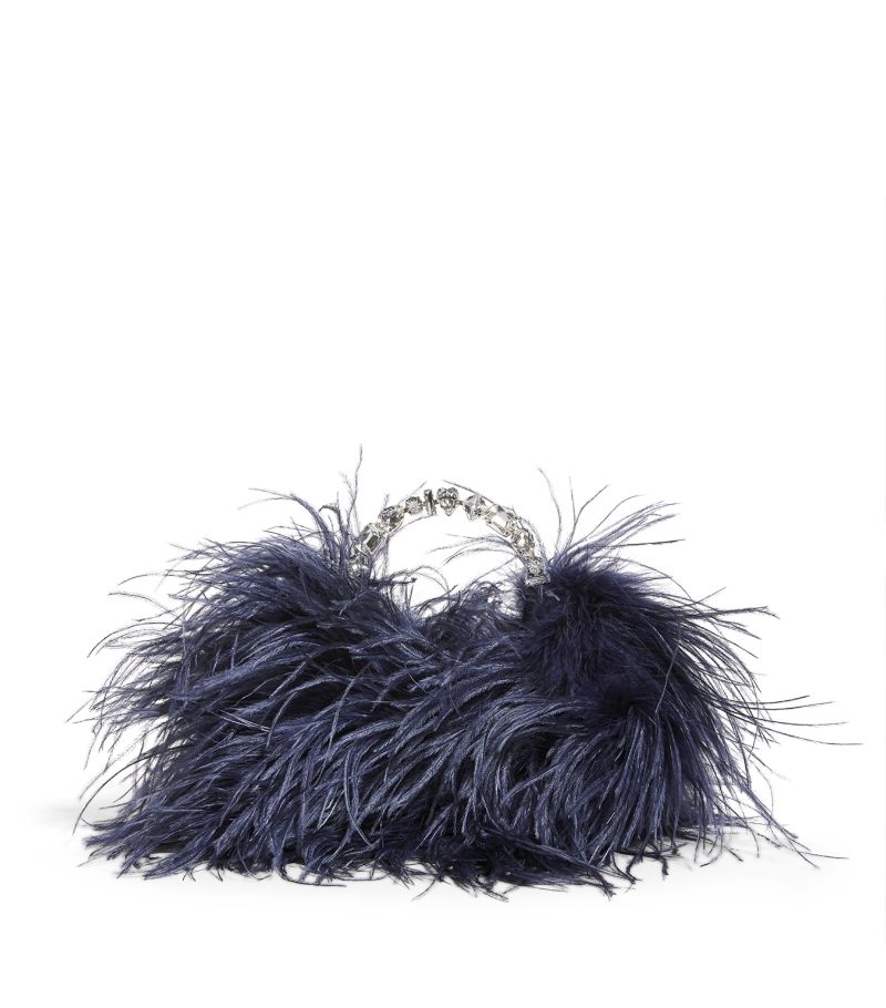 L'Alingi L'Alingi Feathered Taliya Clutch Bag