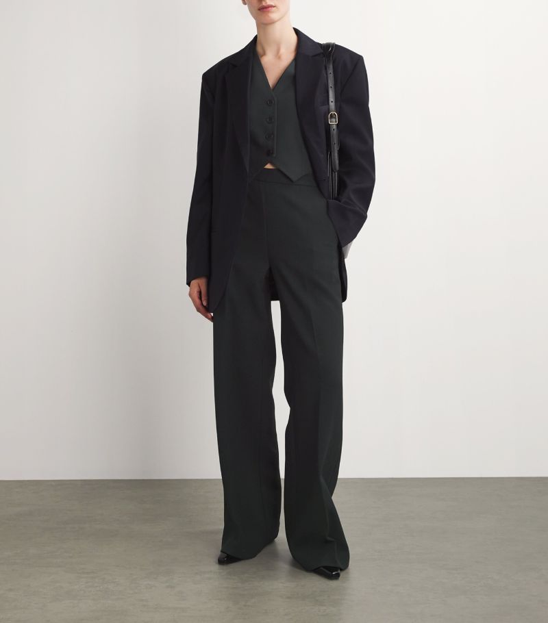 Polo Ralph Lauren Polo Ralph Lauren Wool Wide-Leg Trousers