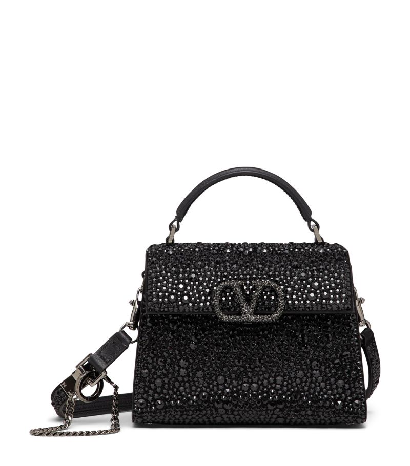 VALENTINO GARAVANI Valentino Garavani Mini Embellished Vsling Top-Handle Bag