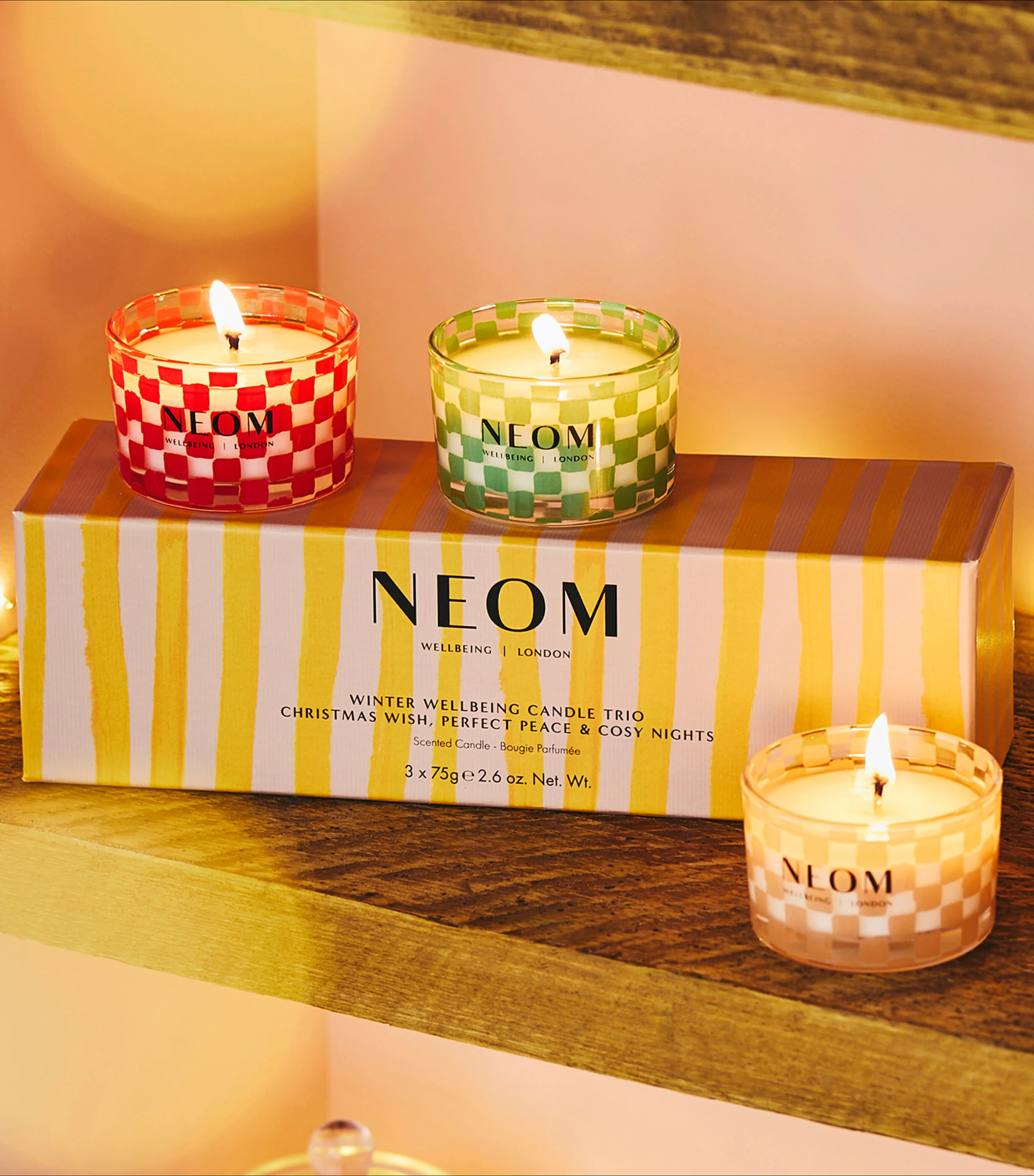 Neom Neom Winter Wellbeing Candle Gift Set