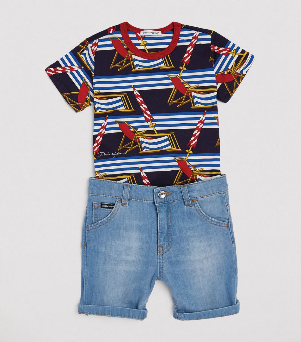 Dolce & Gabbana Dolce & Gabbana Kids Denim Bermuda Shorts (3-30 Months)