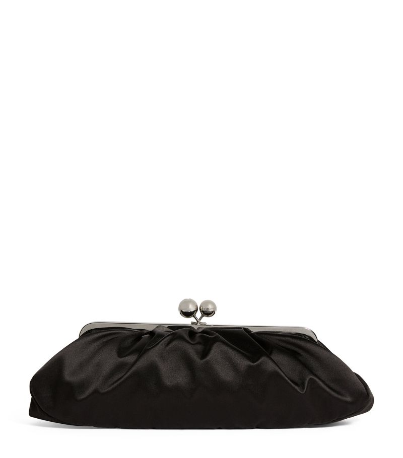 Weekend Max Mara Weekend Max Mara Large Satin Pasticcino Clutch Bag