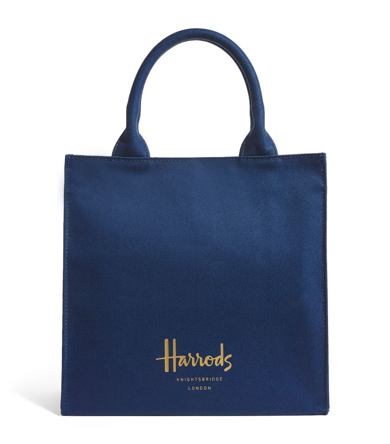 Harrods Harrods Small Cotton Logo Tote Bag