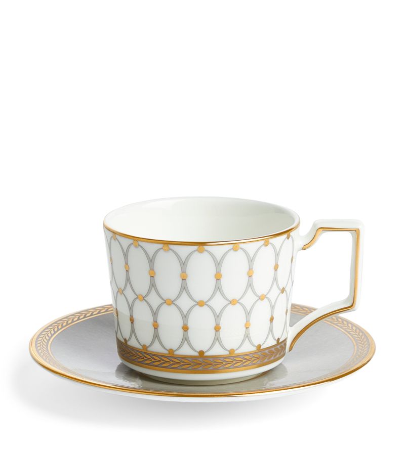 Wedgwood Wedgwood Renaissance Grey Coffee Cup & Saucer (70Ml)