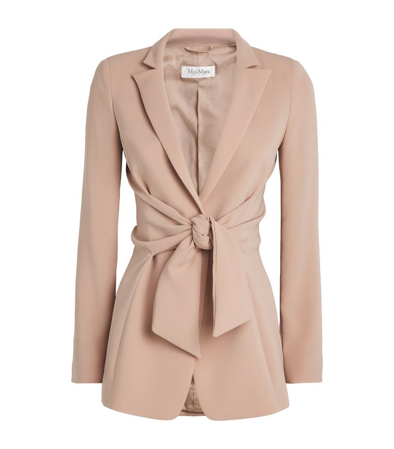 Max Mara Max Mara Tie-Front Blazer