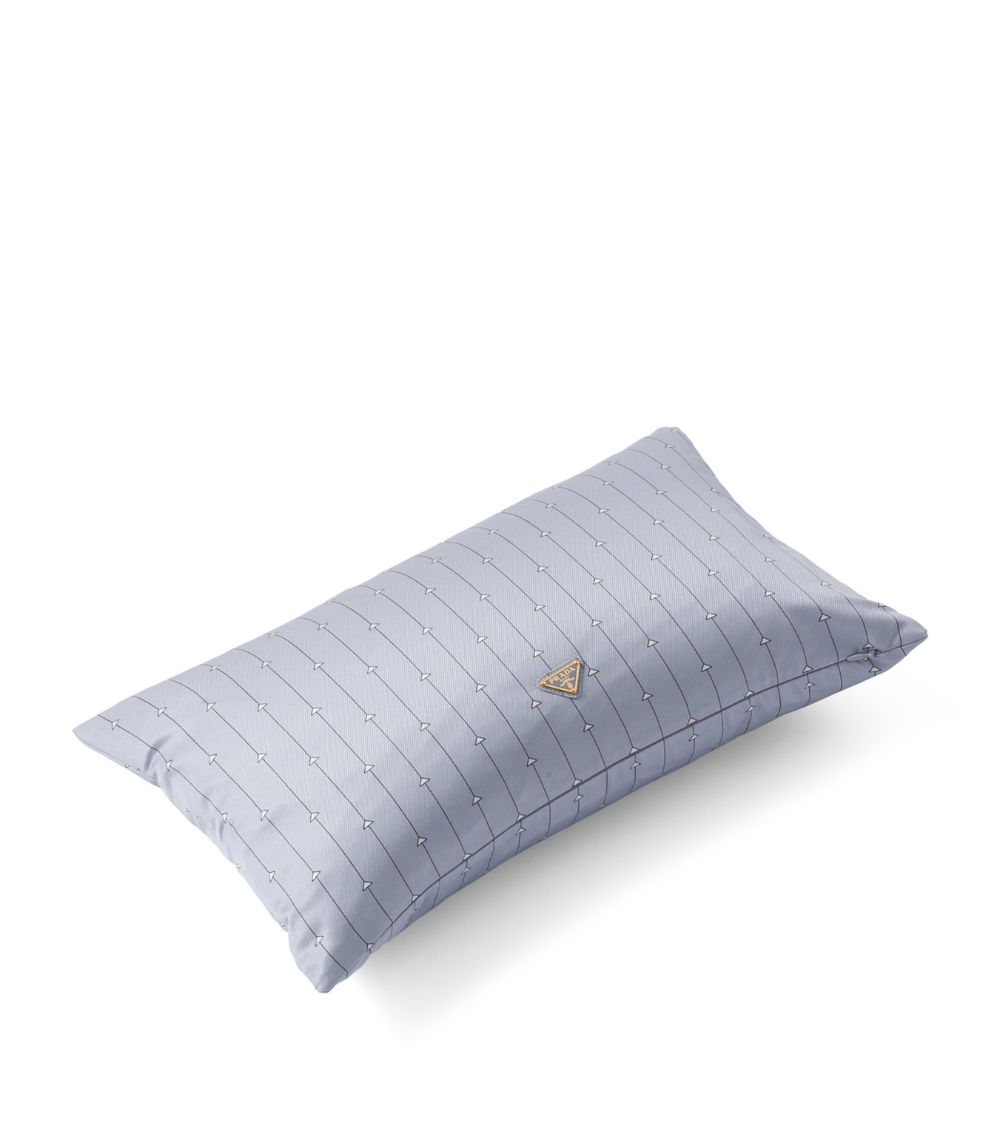 Prada Prada Twill Triangle Stripe Pillow (50Cm X 30Cm)