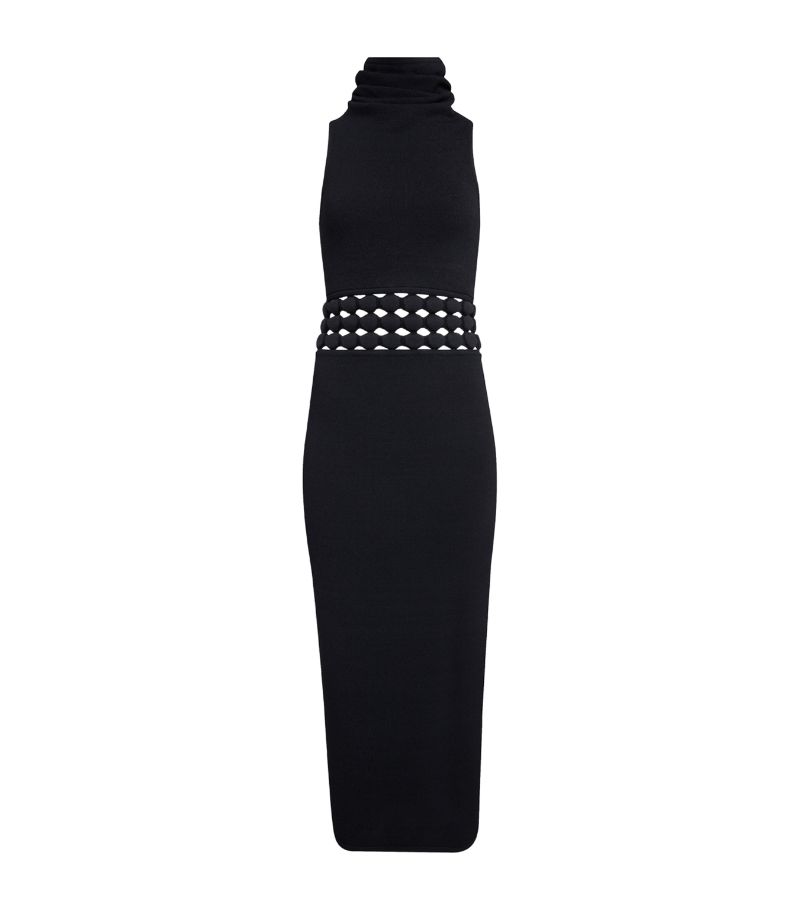 Alaïa Alaïa Hooded Midi Dress