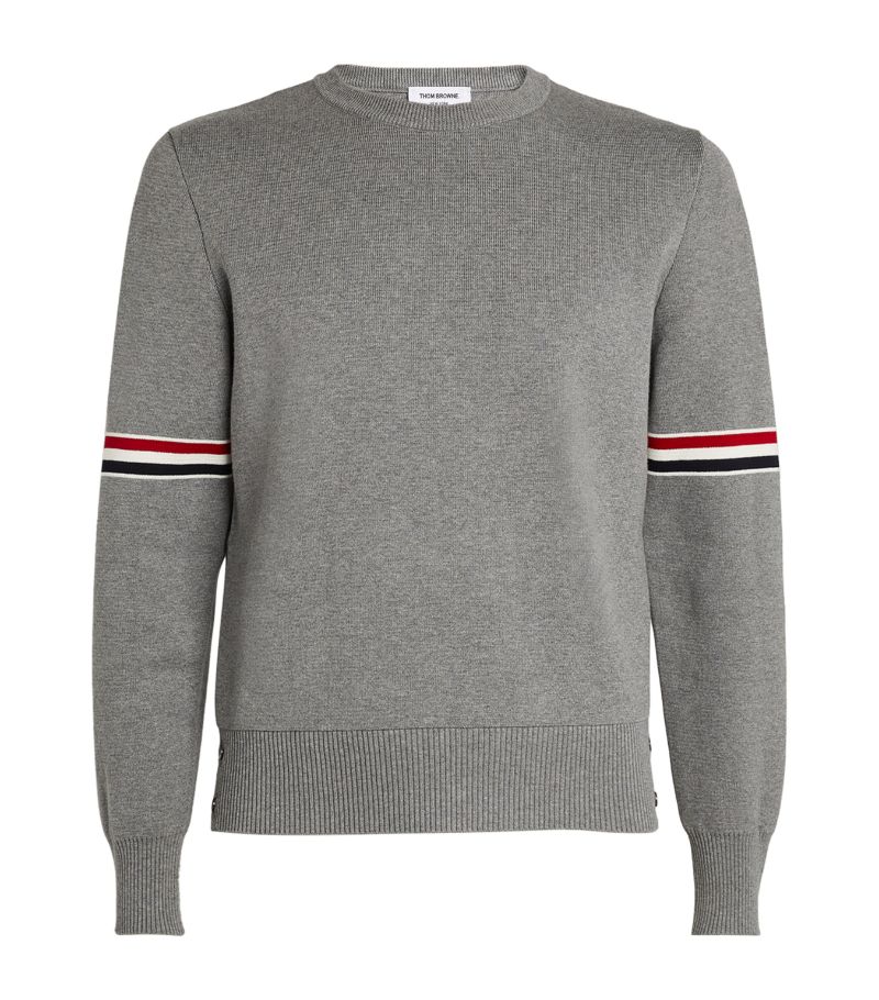 Thom Browne Thom Browne Tricolour-Detail Sweater