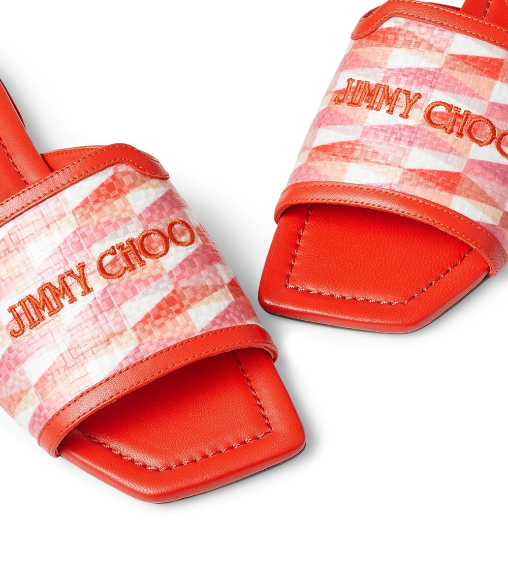 Jimmy Choo Jimmy Choo Diamond Woven Nako Slides