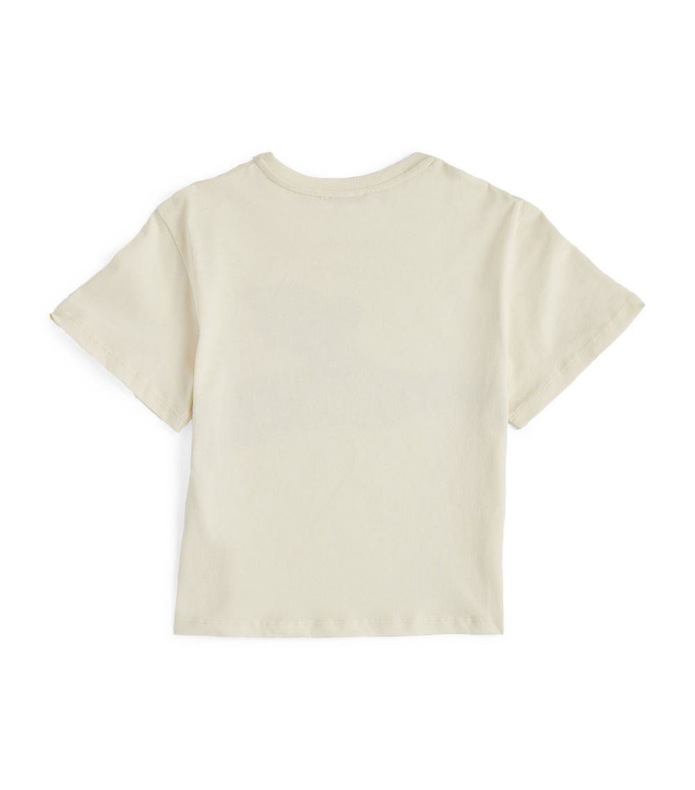Lanvin Enfant Lanvin Enfant Crystal-Embellished Cat T-Shirt (4-14 Years)