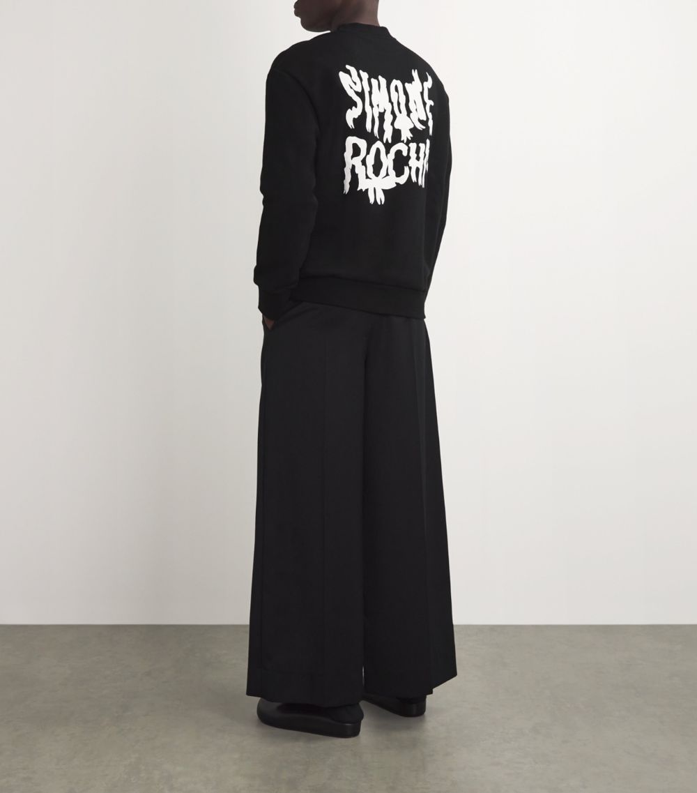 Simone Rocha Simone Rocha Cotton-Blend Ribbon Logo Sweatshirt