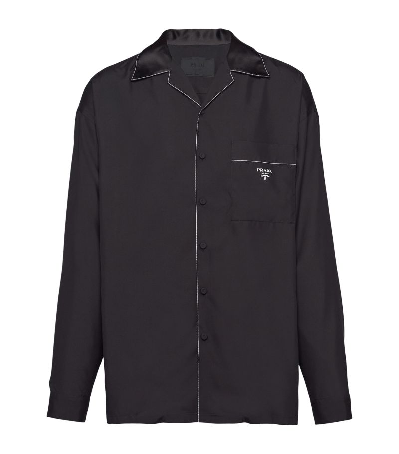 Prada Prada Silk Triangle Shirt