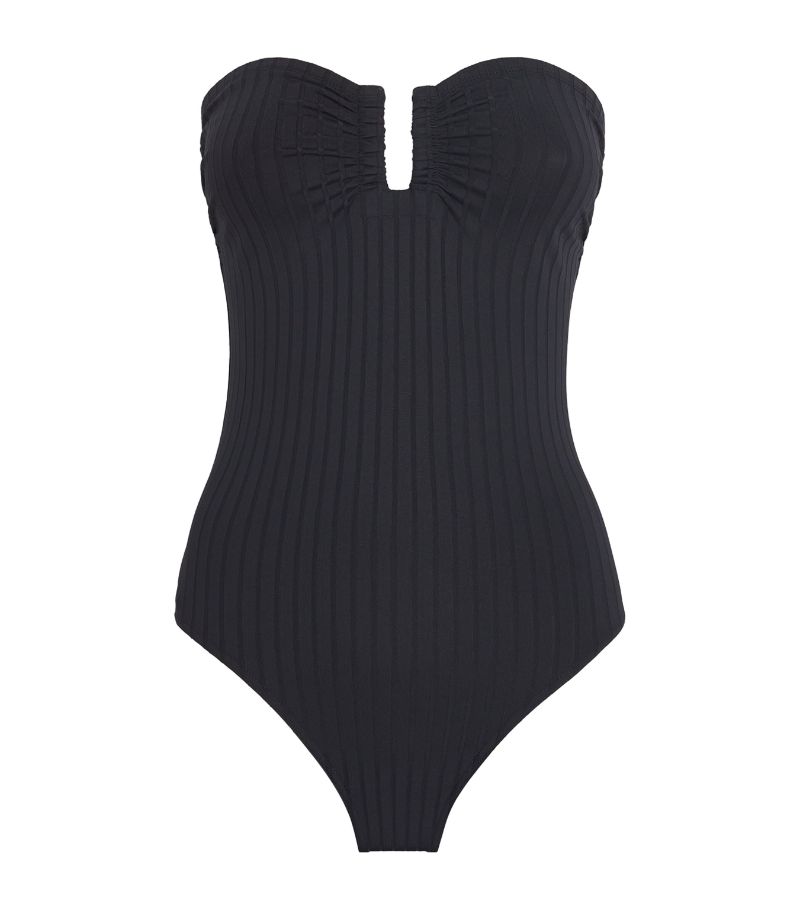 Eres Eres Ribbed Bossa Bandeau Swimsuit